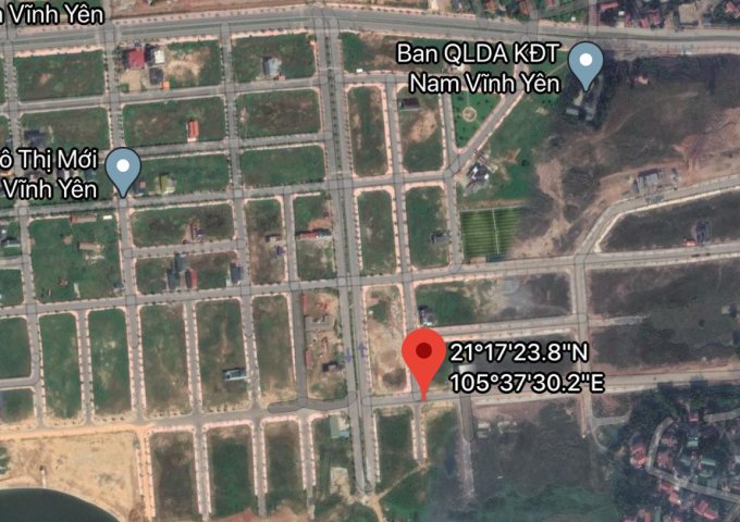 cần bán gấp lô đất khu đô thị mới Nam Vĩnh Yên 