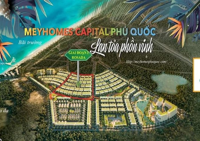 Meyhomes Capital Phú Quốc giá gđ1 thời covid 2020, Tặng 1 cây vàng, CK 8%, Tặng 250tr - 0986006892