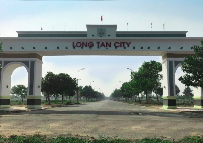 Bán nhanh lô đất 2 mặt tiền đường chính dự án Long Tân City, Nhơn Trạch. Lô V3-20, dt 11,5m x 24,5m