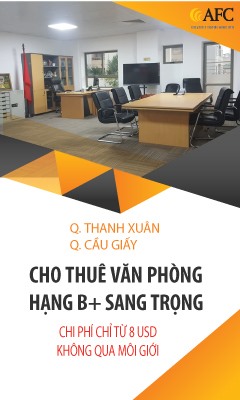 Cho thuê văn phòng giá chỉ từ 8tr/ tháng tại 583 Nguyễn Trãi Thanh Xuân