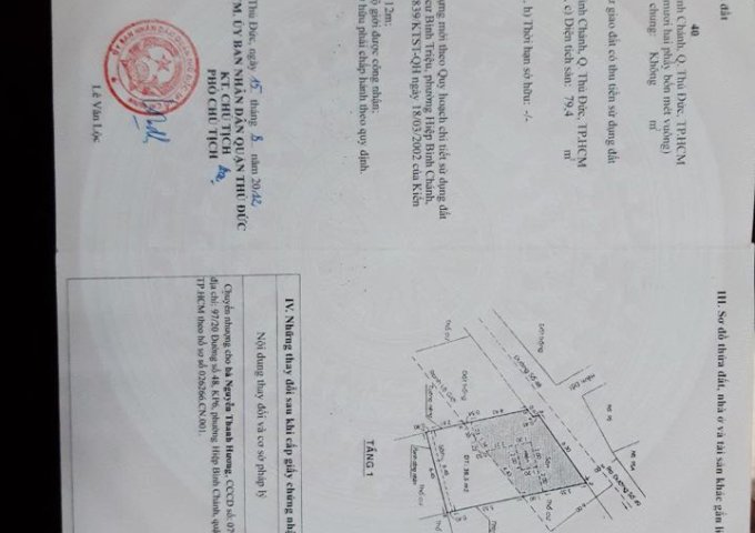 Bán nhà mặt tiền kinh doanh đường 48 Hiệp Bình Chánh, Thủ Đức 62m2 chỉ 4,5 tỷ