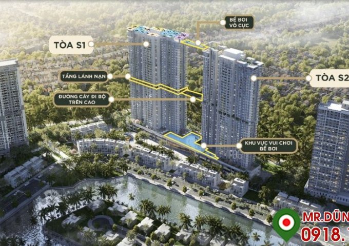 ChỈ từ 750 Triệu sở hữu căn 3 ngủ Chung cư Sky Oasis Ecopark từ 93.87m2. Tư vấn: 0918.11.4743