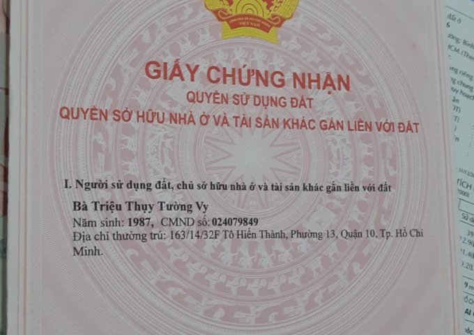 CẦN BÁN GẤP NHÀ TẠI BÌNH HƯNG HÒA B - ĐƯỜNG BÌNH THÀNH - BÌNH TÂN- HCM