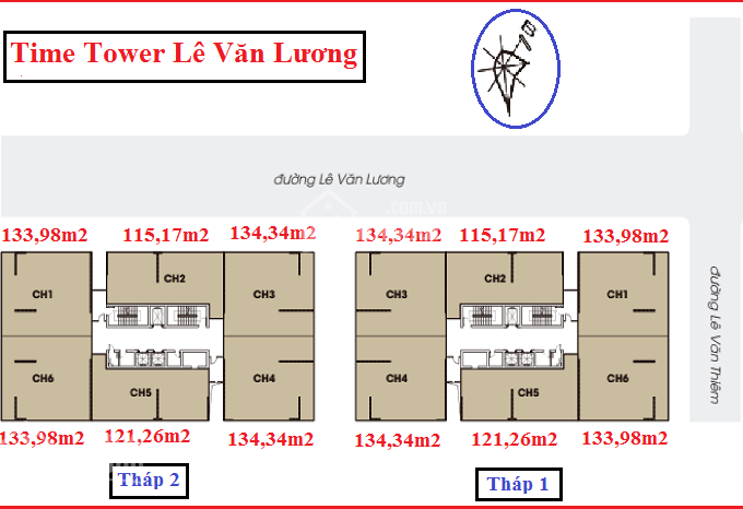 Bản rẻ căn góc siêu đẹp tại Times Tower Lê Văn Lương T2-2004(127,8m2) 3PN giá 29tr/m2 LH:0983292695