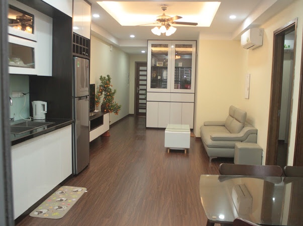 Cho thuê căn hộ chung cư 2 phòng ngủ Handi Resco Thanh Xuân, full nội thất LH:0948434333