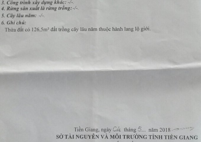 12x26m mặt tiền đường Phạm Hùng,Trung An, Mỹ Tho, Tiền Giang. 