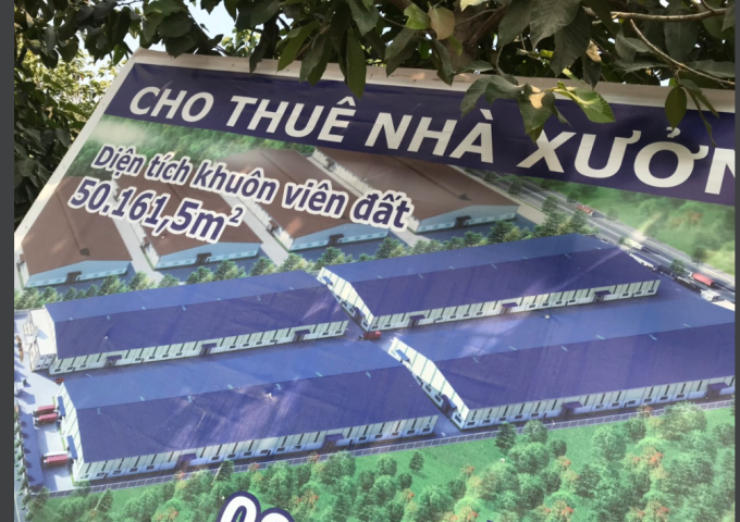 Cho thuê xưởng Khuôn viên 50.000m2 KCN Bình Phước - Tỉnh Bình Phước.