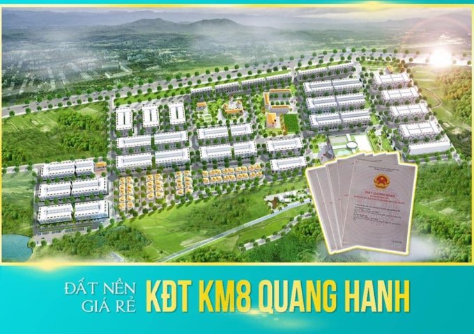 Sổ đỏ trao tay-Mua ngay đất dự án khu dân cư đô thị km8-Quang Hanh- Cẩm Phả- Quảng Ninh