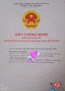 Chính chủ cần bán đất đường Lý Tự Trọng, Tổ 20, phường Minh Khai, TP Hà Giang.