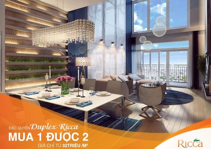 Giỏ hàng căn hộ Ricca nhiều vị trí đẹp, giá tốt chênh nhẹ 30 triệu/căn LH 0938.809.869
