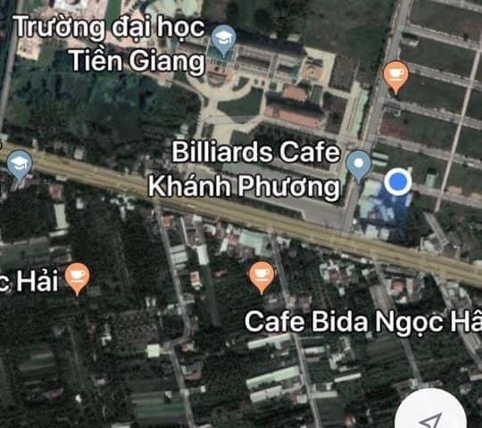 Nền 5x20m mặt tiền đường vào trường Đại học Tiền Giang. Còn 5 nền giá từ 850tr đến 950tr/nền tuỳ vị trí. 