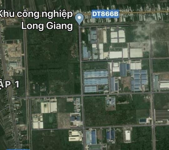 3,4công đất ngay cổng sau khu công Nghiệp Long Giang,Châu Thành,tg