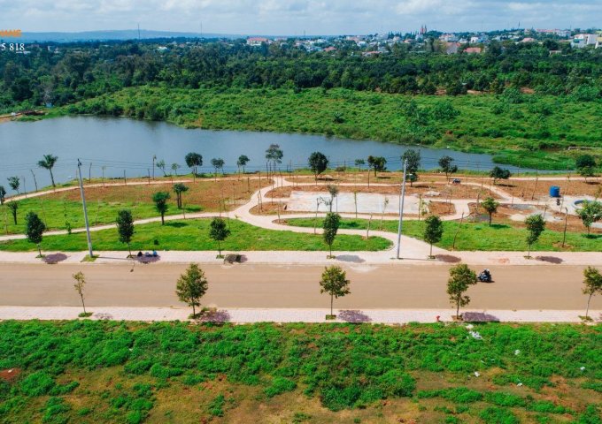 Bán đất thổ cư đối diện hồ sinh thái trung tâm Tx Buôn Hồ, Đắk Lắk 