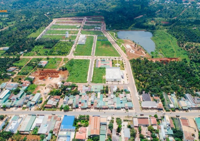 Bán đất 2 mặt tiền đối diện hồ sinh thái trung tâm Tx Buôn Hồ, Đắk Lắk 