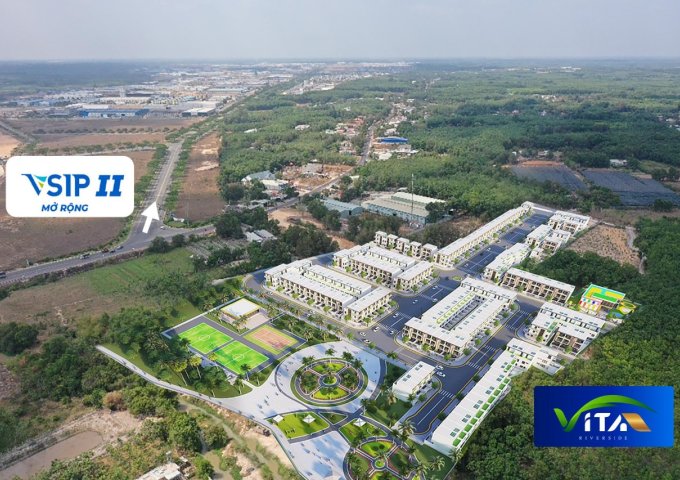  Bán đất nền dự án tại Dự án VSIP2 mở rộng, Tân Uyên, Bình Dương diện tích 100m2 giá 900 Triệu