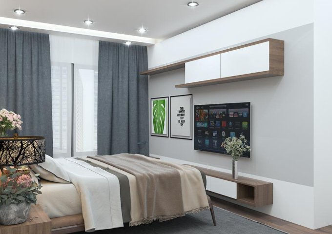 Cho thuê chung cư star city Lê Văn Lương với 107m2 , 3 phòng ngủ có ánh sáng , 2 wc , đủ đồ , giá 14tr/th