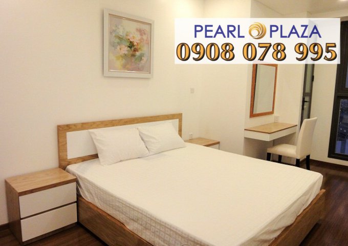 Pearl Plaza Bình Thạnh_cho thuê CH 2PN, view sông SG, nội thất đầy đủ. Hotline 0908 078 995 xem nhà ngay