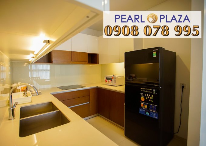 Pearl Plaza Bình Thạnh_cho thuê CH 3PN, đủ nội thất, view Landmark81 và sông SG cực đẹp. Hotline 0908 078 995