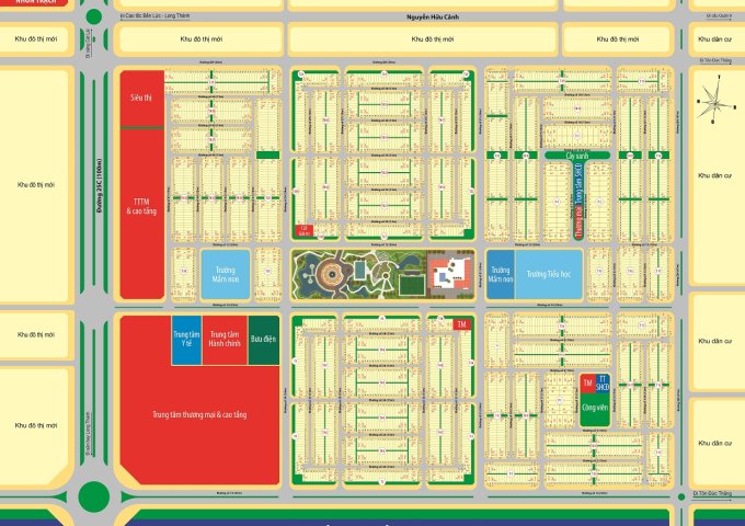 BÁN ĐẤT NHƠN TRẠCH, KHU ĐÔ THỊ MEGA CITY 2