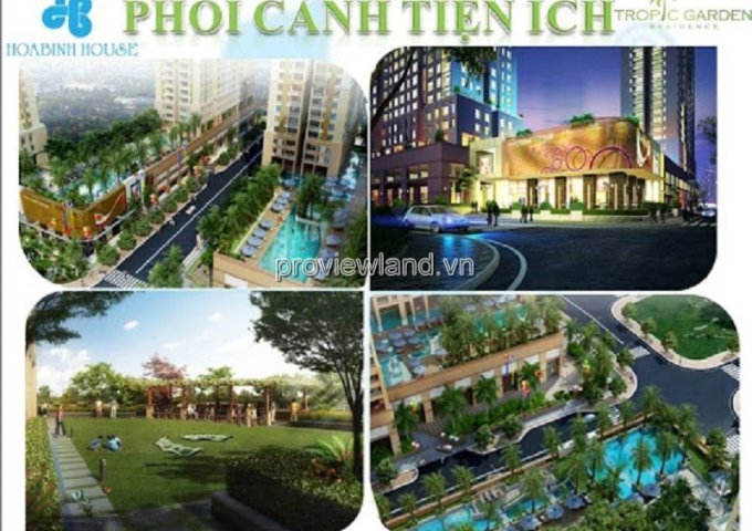 Cho thuê căn hộ Tropic Garden 112m2, 3PN, nội thất cao cấp, view sông