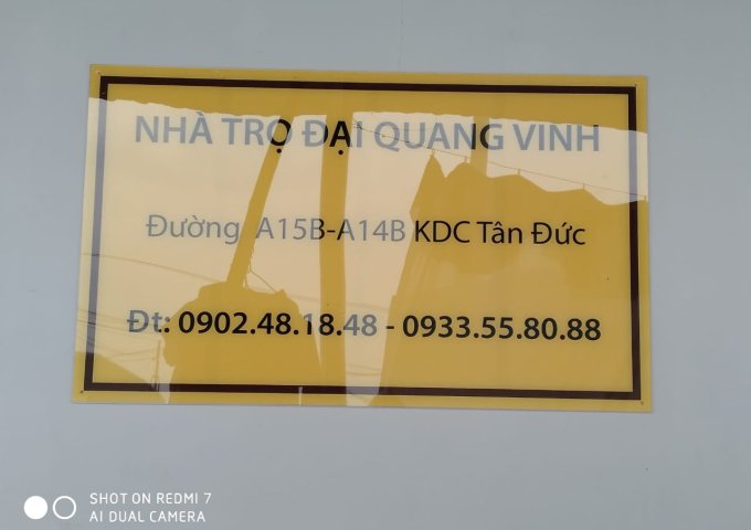 Cho thuê nhà để ở và kinh doanh, KCN Tân Đức / Long An