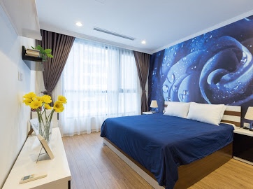 948622985 Cho thuê căn hộ Five Star - số 2 Kim Giang 75 m2 - 2 phòng ngủ đầy đủ nội thất đẹp - sang trọng, giá 10 triệu/tháng.