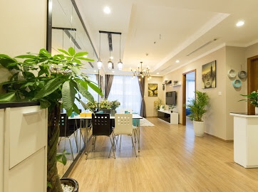 948622985 Cho thuê căn hộ Riverside Garden - 349 Vũ Tông Phan 126 m2 - 3 phòng ngủ đầy đủ nội thất đẹp - sang trọng, giá 15 triệu/tháng.