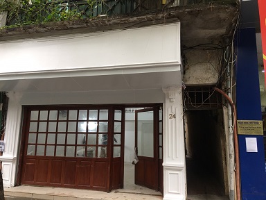 Chính chủ cho thuê mặt bằng làm cửa hàng số 24 Lò Sũ, Hoàn Kiếm, Hà Nội.
