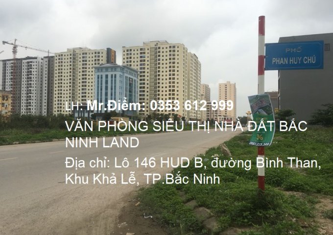 Cần bán GẤP lô đất Khả Lễ 3, Phường Võ Cường, TP.Bắc Ninh