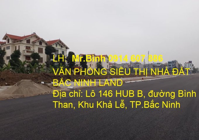 Chính chủ cần bán GẤP lô đất làn 2 Nguyễn Quyền, Khả Lễ,  TP.Bắc Ninh