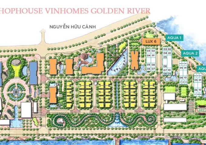 Bán shophouse biệt thự Vinhomes Golden River Q1 hỗ trợ vay 70% giá trị