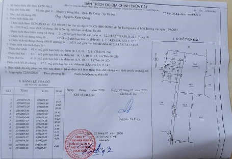 Chính chủ cần bán mảnh đất thổ cư tổ 11, Phường Đồng Mai - Quận Hà Đông - Hà Nội