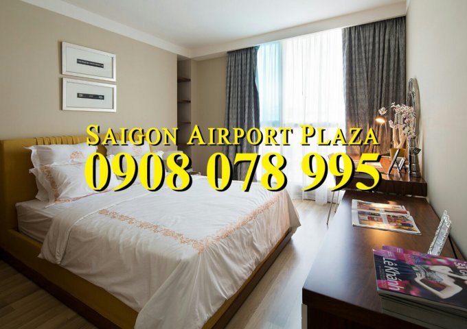 Cho thuê căn hộ Saigon Airport, Q Tân Bình, DT 110m2, 3PN, chỉ 18tr/th full nội thất. Hotline 0908 078 995