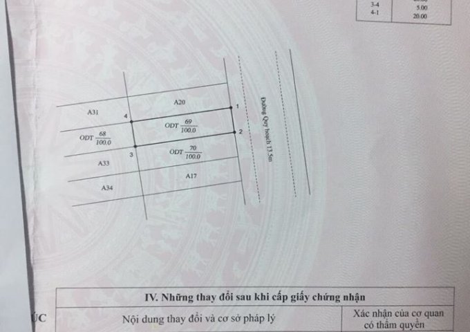 Bán Lô A19 Đồng Hin, Lai Sơn, đồng tâm, Vĩnh yên 100m2, giá: 1,13 tỷ