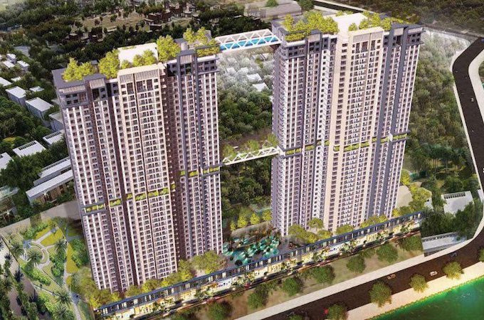 Bán căn hộ chung cư tại Dự án Chung cư Sky Oasis, Văn Giang, Hưng Yên diện tích 75m2 giá 1.99 Tỷ