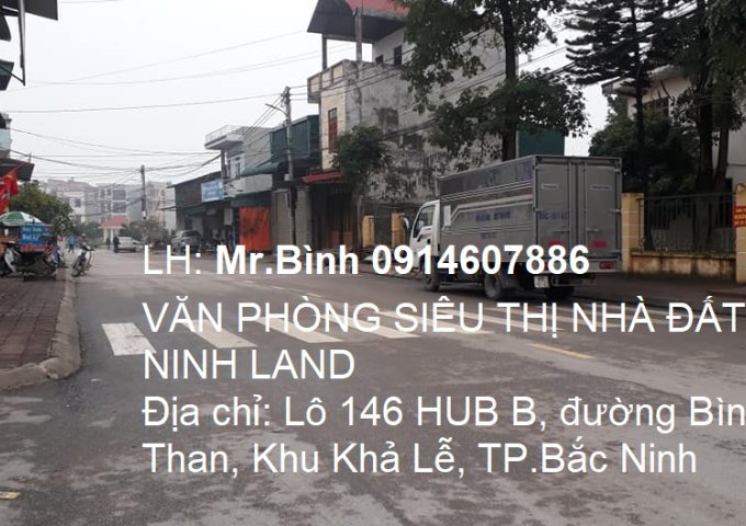Gia đình cần Bán lô đất thổ cư đối diện chợ Khả Lễ, Võ Cường, TP.Bắc Ninh