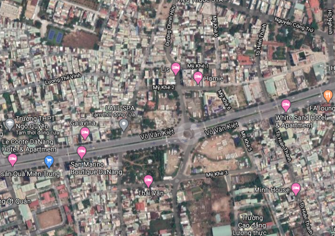 Bán đất 2 mặt tiền đường Võ Văn Kiệt, Sơn Trà, Đà Nẵng, diện tích 515m2, giá 115 Tỷ. giá rẻ hơn lô ống