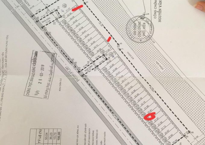 Bán 2 lô đất kinh doanh mặt đường 206, Yên Mỹ, Hưng Yên.