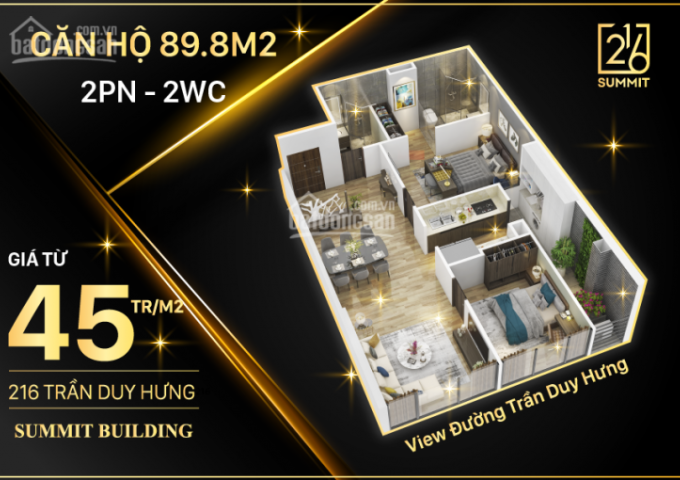 Summit Building CH tích hợp công nghệ thông minh Smart Home đầu tiên tại Hà Nội giá chỉ từ 4,5 tỷ
