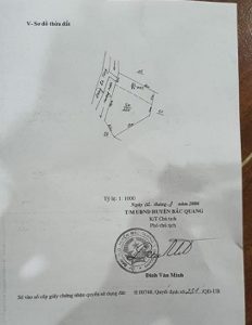 Chính chủ cần bán gấp đất tại Ngõ Ông Soi -Tổ 5- Thị Trấn Việt Quang- Bắc Quang-Hà Giang
