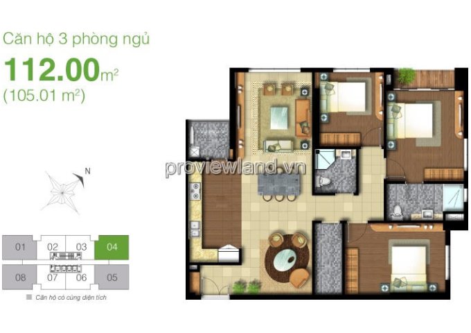 Cho thuê căn hộ chung cư tại Dự án Tropic Garden, Quận 2,  Hồ Chí Minh diện tích 112m2  giá 22 Triệu/tháng