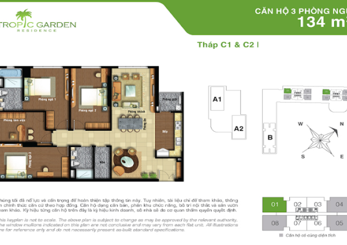 Cho thuê căn hộ chung cư tại Dự án Tropic Garden, Quận 2,  Hồ Chí Minh diện tích 134m2  