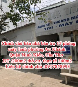 Chính chủ cần bán Nhà bán trọ 15 phòng máy lạnh phường An Khánh. Quận Ninh Kiều, Cần Thơ
