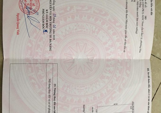 Bán đất đường Tế Hanh,Hòa Xuân,Cẩm Lệ,Đà Nẵng