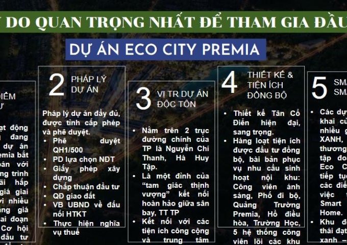 Dự án Ecocity mở bán 182 lô đợt 1