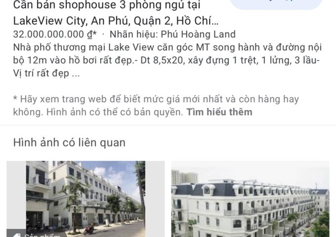 Cần bán nhà đẹp tại dự án Lakeview City, phường An Phú, Q.2, TP.HCM