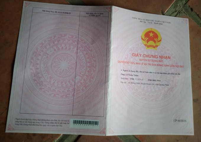 Bán Đất Vị Trí Đẹp Mặt Tiền Đường Bùi Thị Xuân, P. Tân Phú, Tp.Đồng Xoài