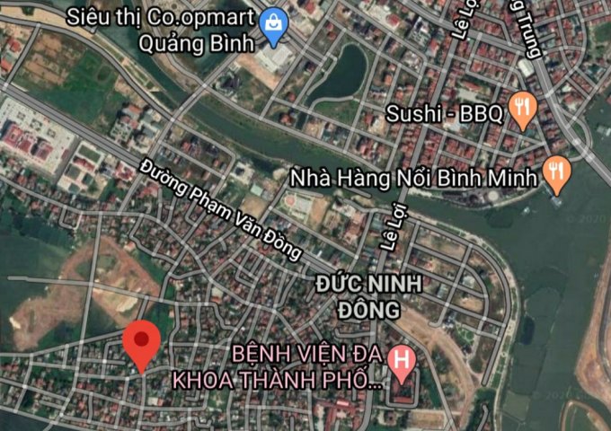 Siêu phẩm đất nền trung tâm Đức Ninh Đông lô góc ngã tư Ngô Đức Kế chỉ 940 triệu. Lh 093.234.6989