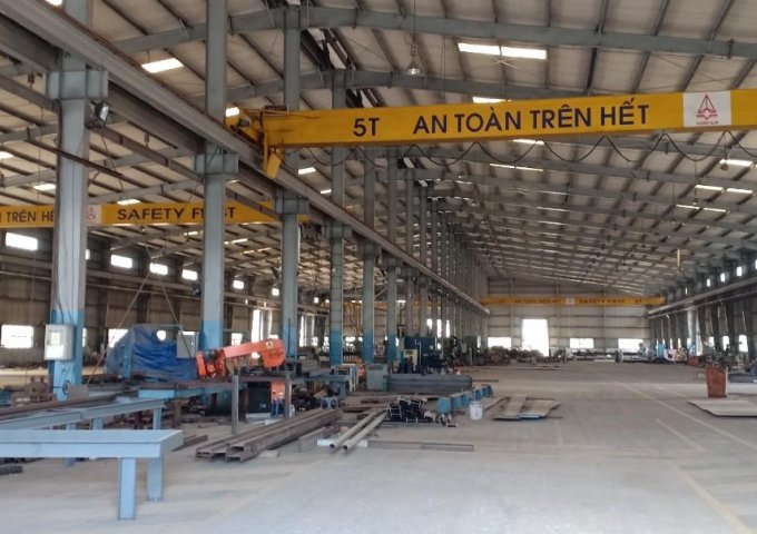 Bán xưởng sản xuất thép tồng diện tích 10.000m2, trong KCN Nhơn Trạch , Đồng Nai 