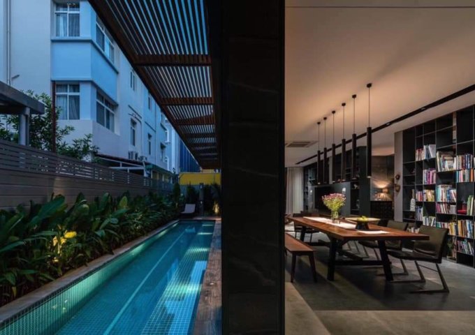 Bán siêu phẩm biệt thự Mỹ Hào, Phú Mỹ Hưng phong cách resort 5 sao, nhà đẹp nhất khu, có hồ bơi massage 64 tỷ.